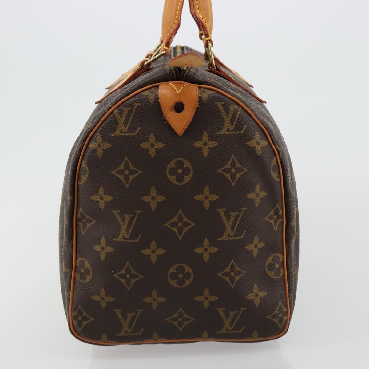 Louis Vuitton Speedy 30 Monogram Canvas Handbag Authentic M41526 - photo 4