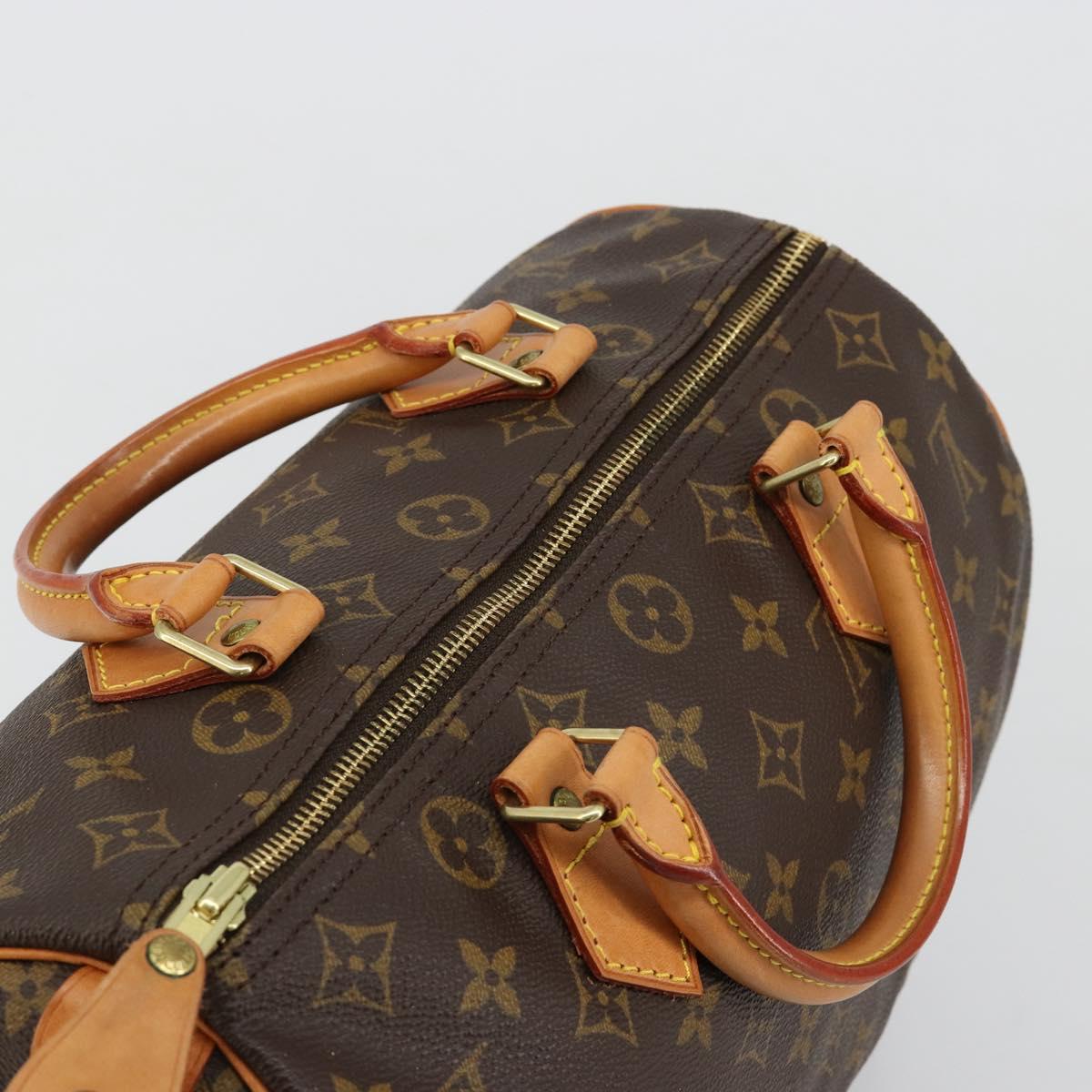 Louis Vuitton Speedy 30 Monogram Canvas Handbag Authentic M41526 - photo 6
