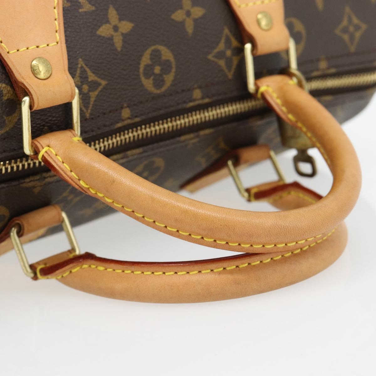 Louis Vuitton Speedy 30 Monogram Canvas Handbag Authentic 181837SAV - photo 7