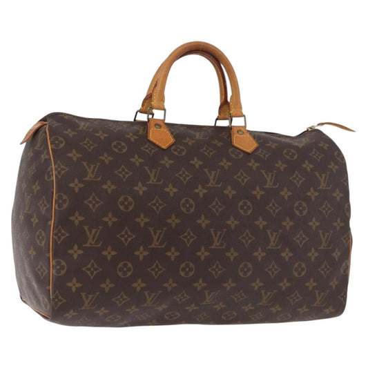 Louis Vuitton Speedy 40 Monogram Canvas Handbag Authentic M41522 Grade BC - photo 1