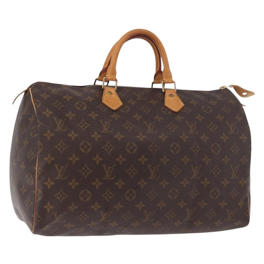 Louis Vuitton Speedy 40 Monogram Canvas Handbag Authentic M41522 Grade B - photo 1