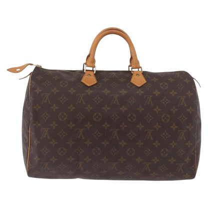 Louis Vuitton Speedy 40 Monogram Canvas Handbag Authentic M41522 Grade B - photo 2