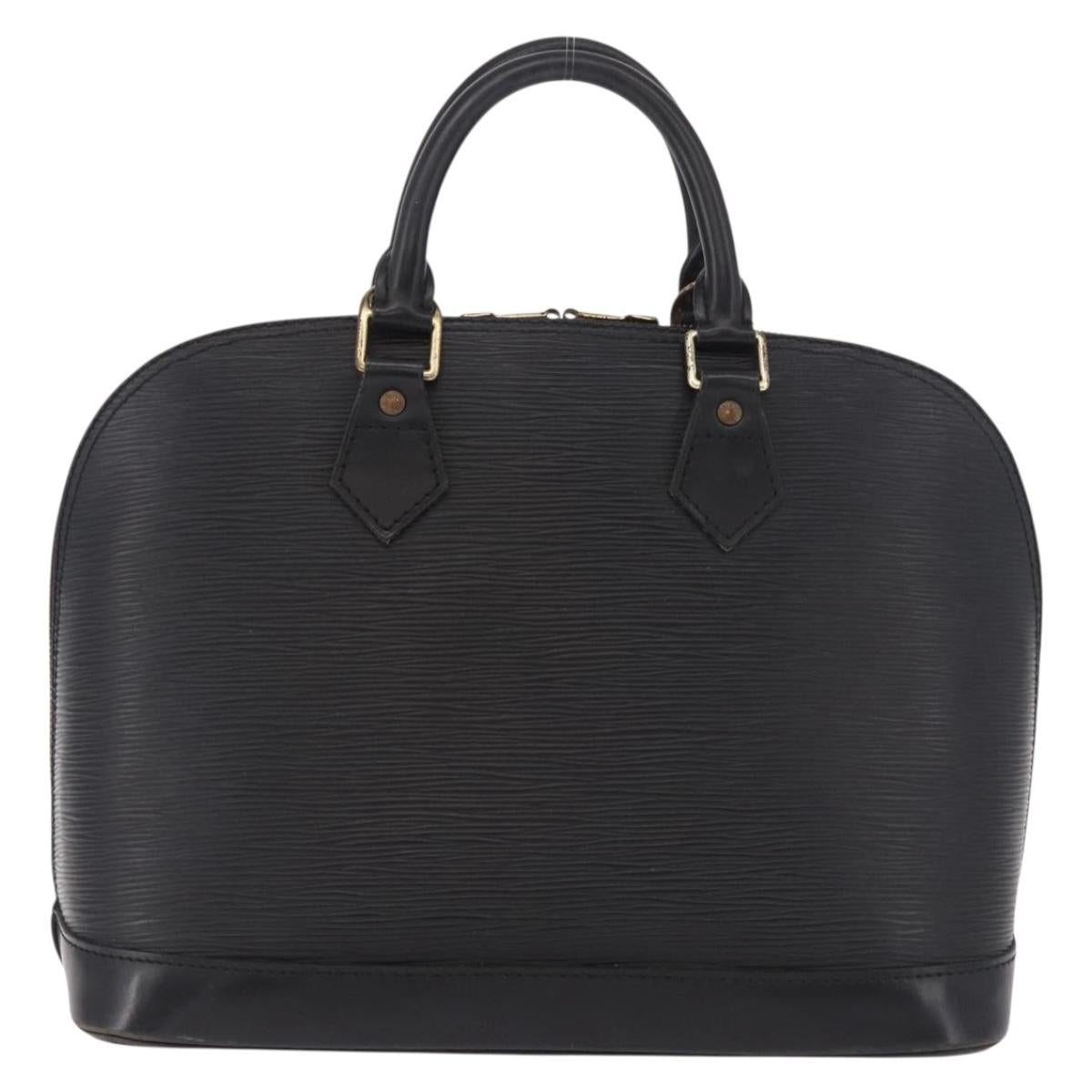 Louis Vuitton Alma Epi Leather Handbag in Black Authentic M52142 - photo 2