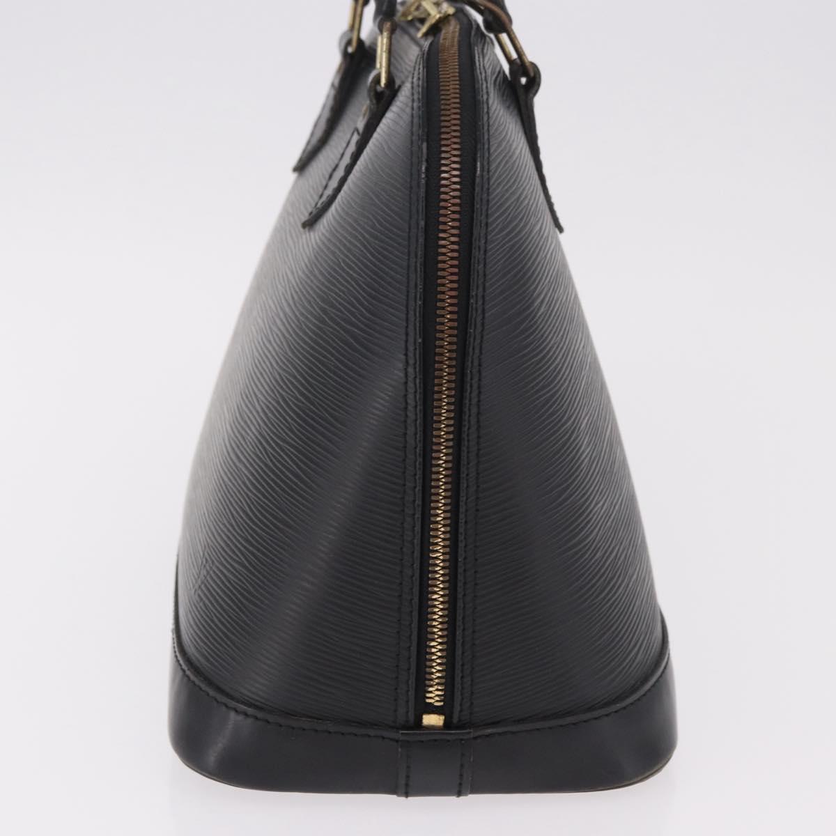 Louis Vuitton Alma Epi Leather Handbag in Black Authentic M52142 - photo 3