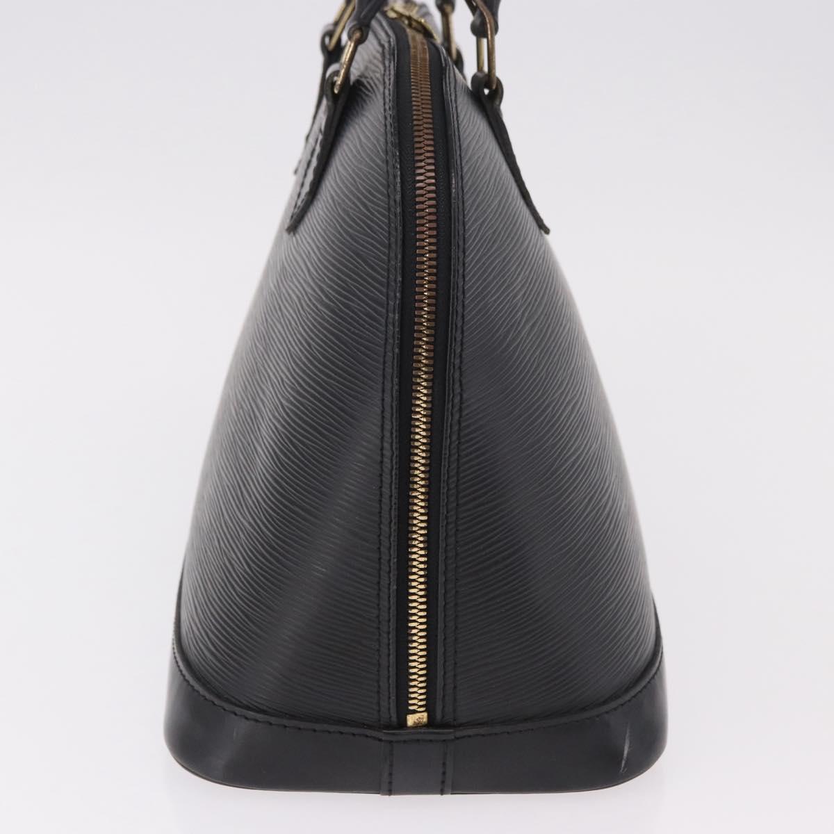 Louis Vuitton Alma Epi Leather Handbag in Black Authentic M52142 - photo 4