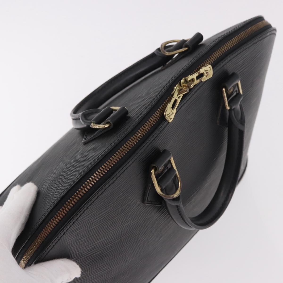 Louis Vuitton Alma Epi Leather Handbag in Black Authentic M52142 - photo 6