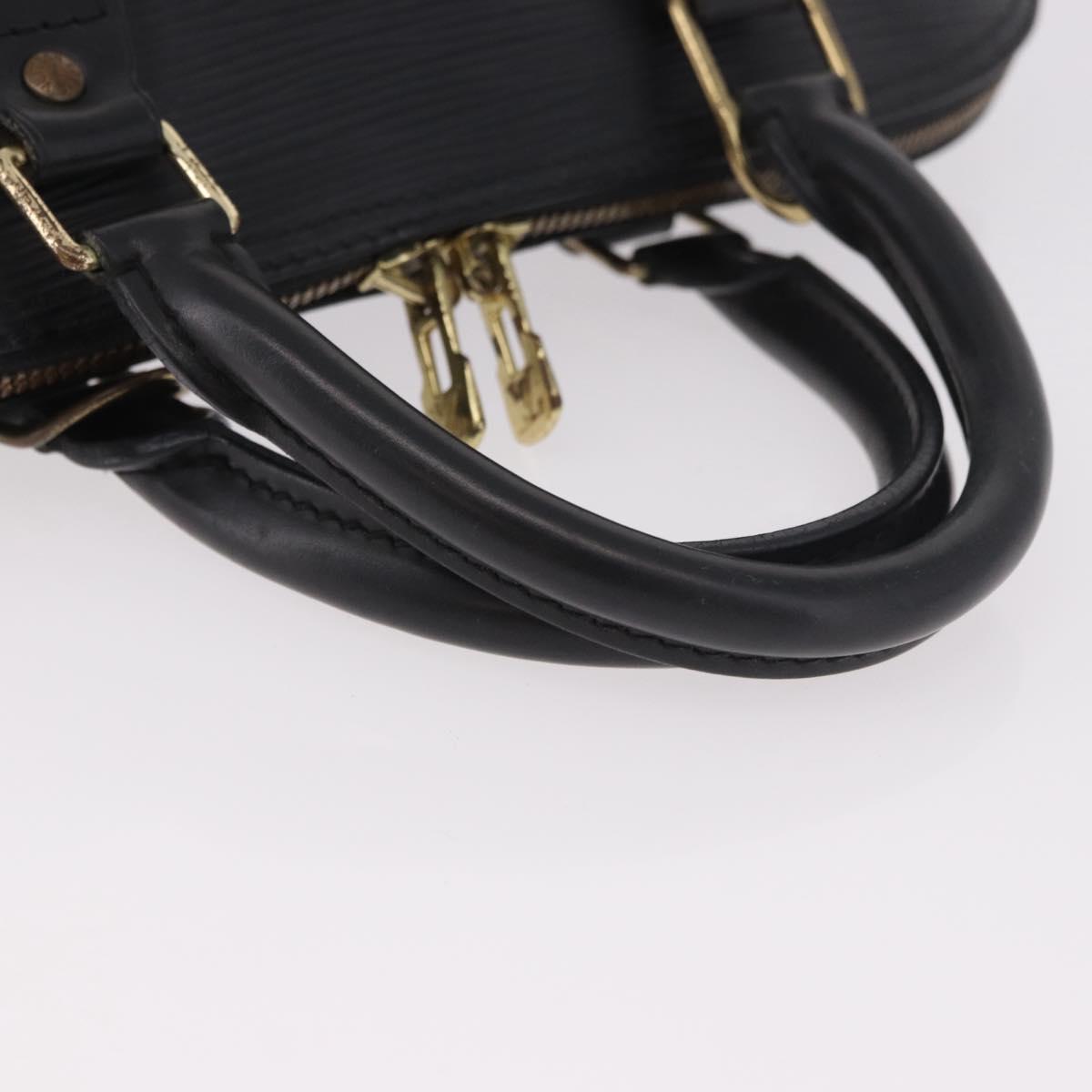 Louis Vuitton Alma Epi Leather Handbag in Black Authentic M52142 - photo 7