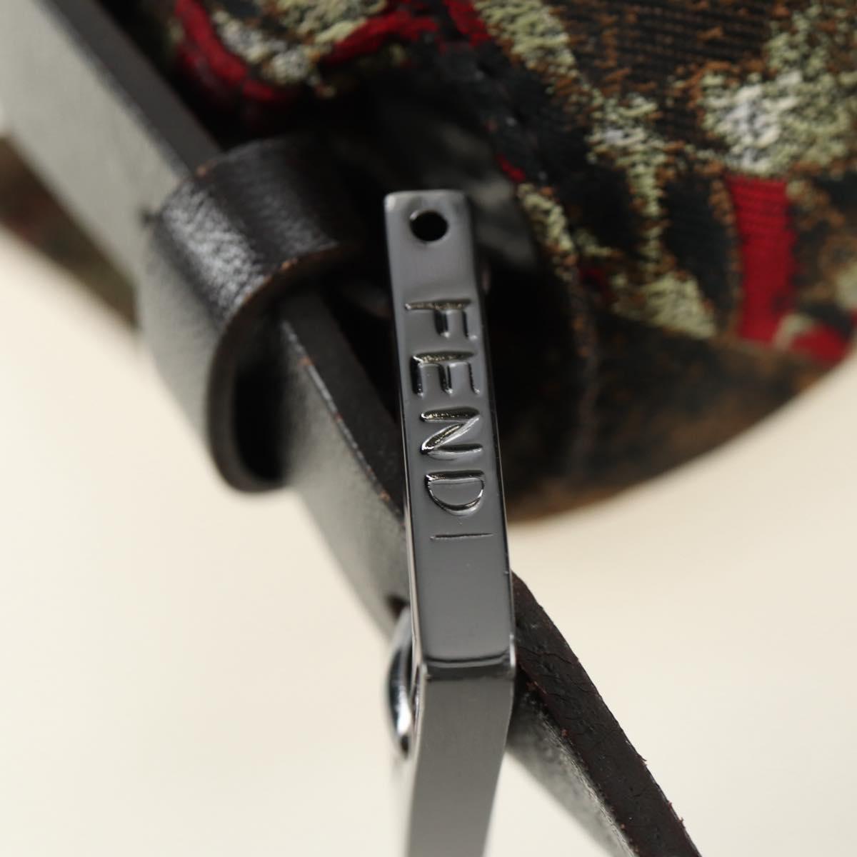FENDI Zucca Canvas Baguette Bag Rossa Argento Originale | Mamma Baguette