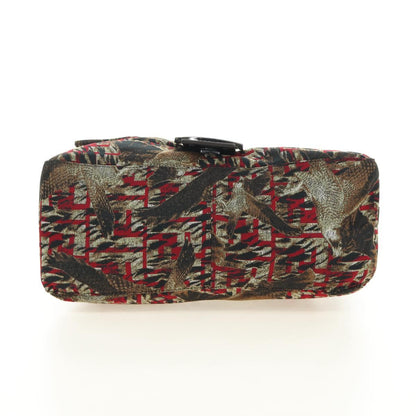 FENDI Zucca Canvas Baguette Bag Rossa Argento Originale | Mamma Baguette