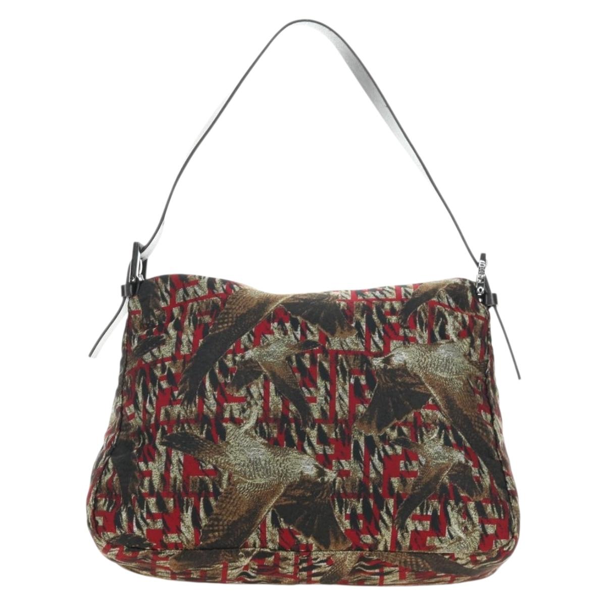 FENDI Zucca Canvas Baguette Bag Rossa Argento Originale | Mamma Baguette