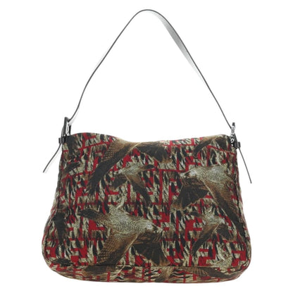 FENDI Zucca Canvas Baguette Bag Rossa Argento Originale | Mamma Baguette