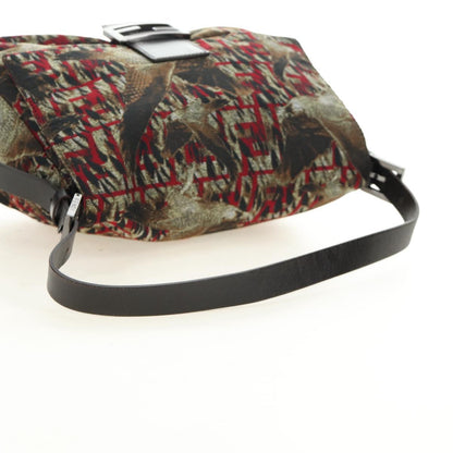 FENDI Zucca Canvas Baguette Bag Rossa Argento Originale | Mamma Baguette