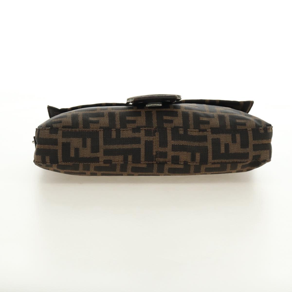 FENDI Zucca Canvas Baguette Bag Nero Marrone Originale | Mamma Baguette