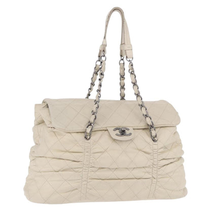 CHANEL Chain Matelasse Bag Avorio Originale | Borsa a Catena Argento
