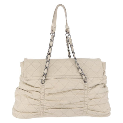 CHANEL Chain Matelasse Bag Avorio Originale | Borsa a Catena Argento