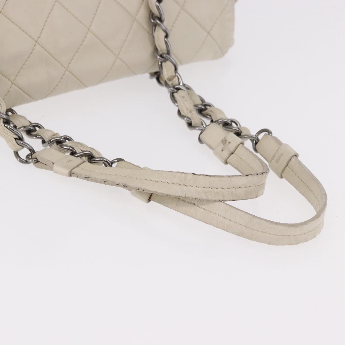 CHANEL Chain Matelasse Bag Avorio Originale | Borsa a Catena Argento
