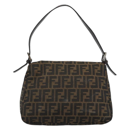 FENDI Zucca Canvas Baguette Bag Nera Argento Originale | Mamma Baguette