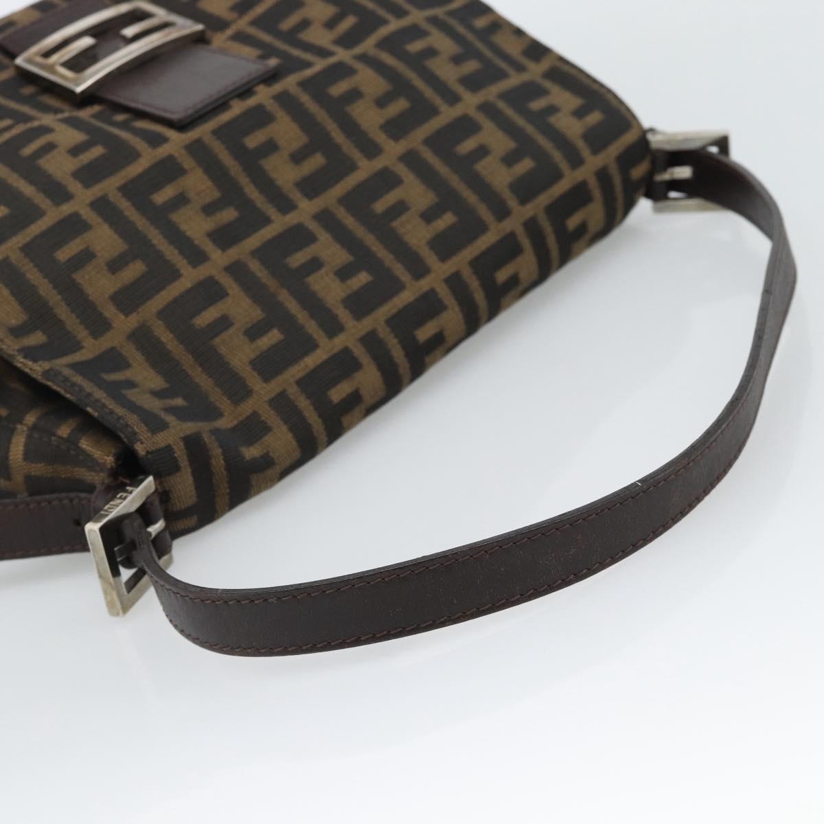 FENDI Zucca Canvas Baguette Bag Nera Argento Originale | Mamma Baguette