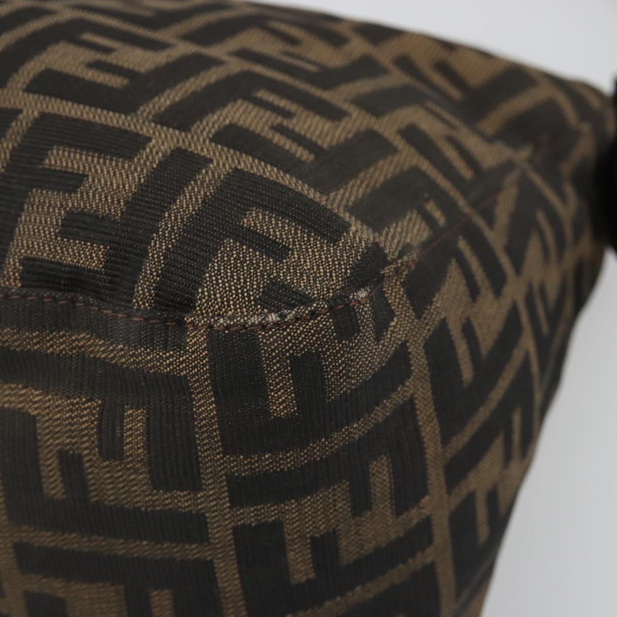 FENDI Zucca Canvas Baguette Bag Nero Marrone Originale | Mamma Baguette