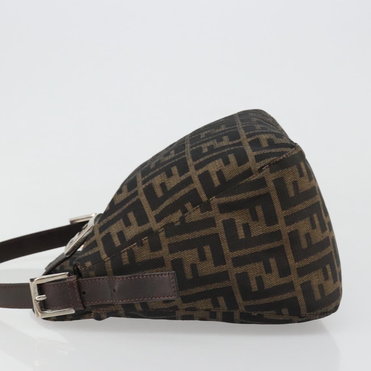 FENDI Zucca Canvas Baguette Bag Nero Marrone Originale | Mamma Baguette