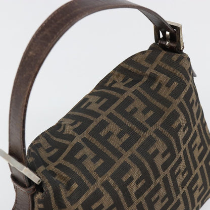 FENDI Zucca Canvas Baguette Bag Nero Marrone Originale | Mamma Baguette