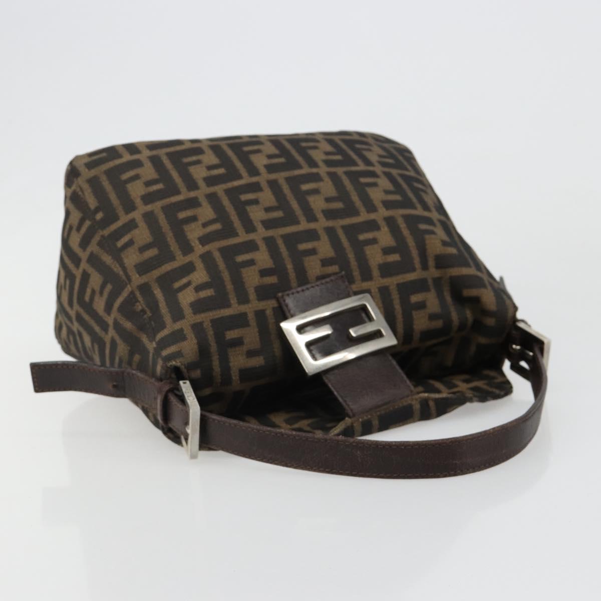 FENDI Zucca Canvas Baguette Bag Nero Marrone Originale | Mamma Baguette