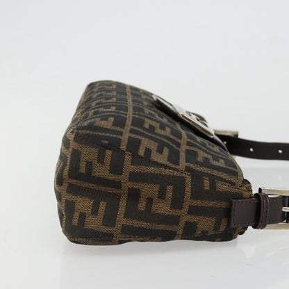 FENDI Zucca Canvas Baguette Bag Nero Marrone Originale | Borsa Vintage