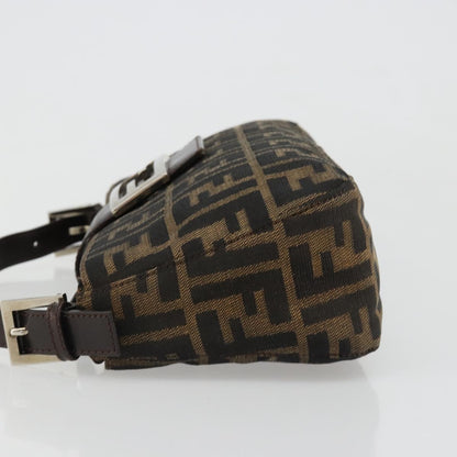 FENDI Zucca Canvas Baguette Bag Nero Marrone Originale | Borsa Vintage