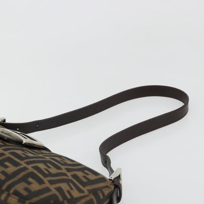 FENDI Zucca Canvas Baguette Bag Nero Marrone Originale | Borsa Vintage