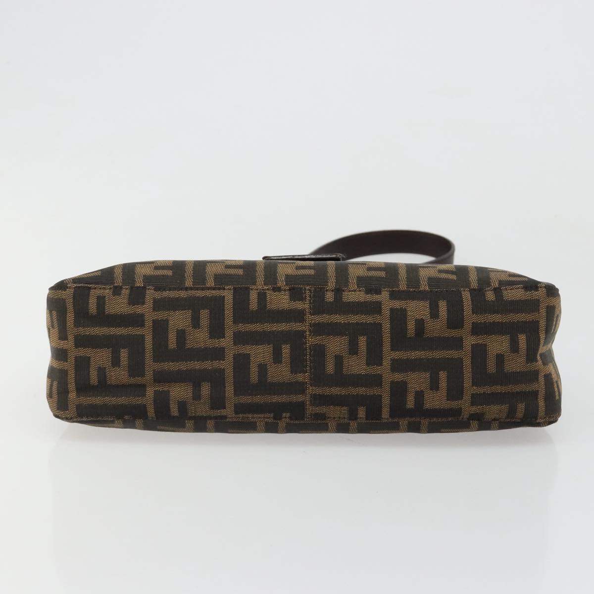 FENDI Zucca Canvas Baguette Bag Nero Marrone Originale | Borsa Vintage