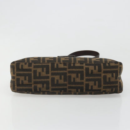 FENDI Zucca Canvas Baguette Bag Nero Marrone Originale | Borsa Vintage
