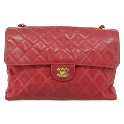 CHANEL Matelasse Chain Bag Vernice Rossa Originale | Borsa a Catena Oro