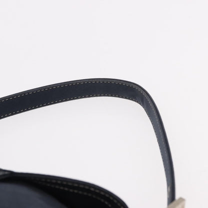 FENDI Mamma Baguette Bag Tela Navy Originale | Borsa a Tracolla Argento
