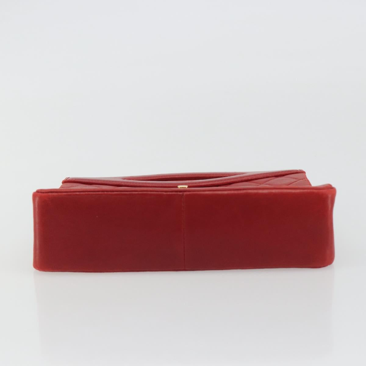 CHANEL Matelasse Hand Bag Rossa Originale | Borsa a Mano Oro