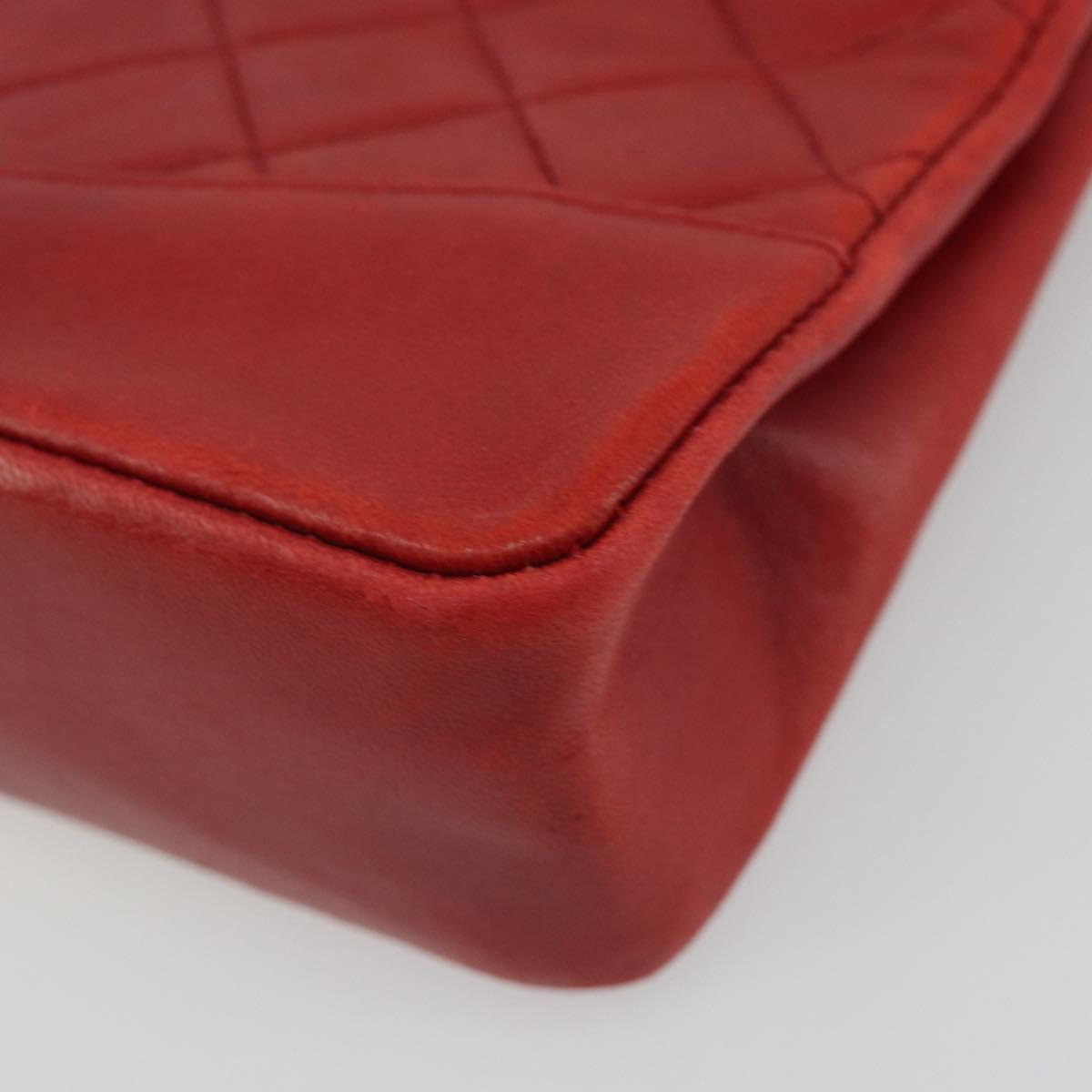 CHANEL Matelasse Hand Bag Rossa Originale | Borsa a Mano Oro