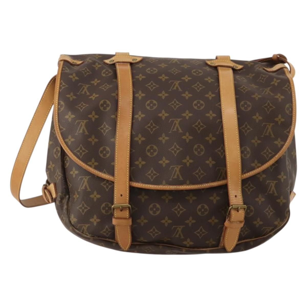 Louis Vuitton Saumur 43 Monogram Canvas Shoulder Bag Authentic 188476 - photo 2
