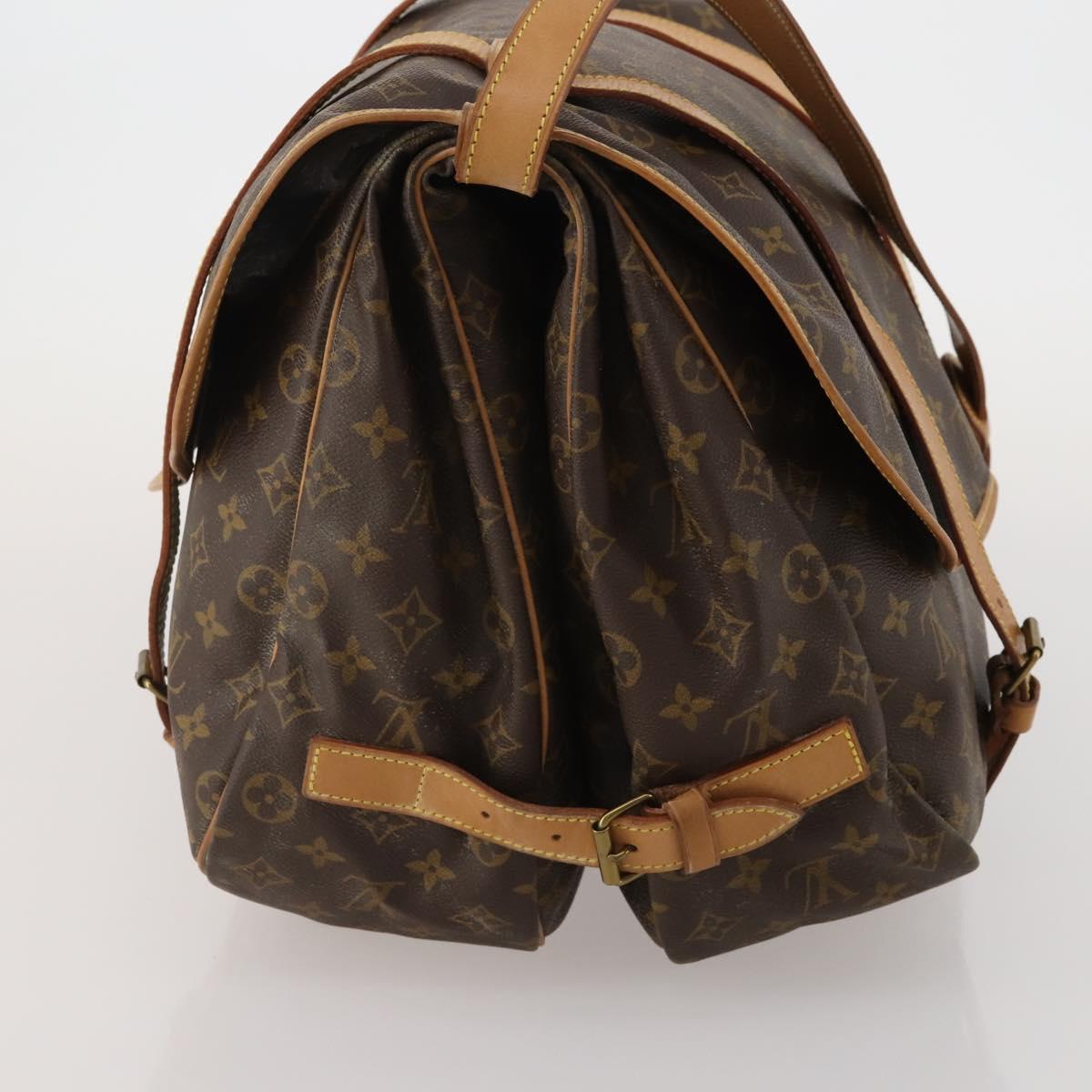 Louis Vuitton Saumur 43 Monogram Canvas Shoulder Bag Authentic 188476 - photo 3