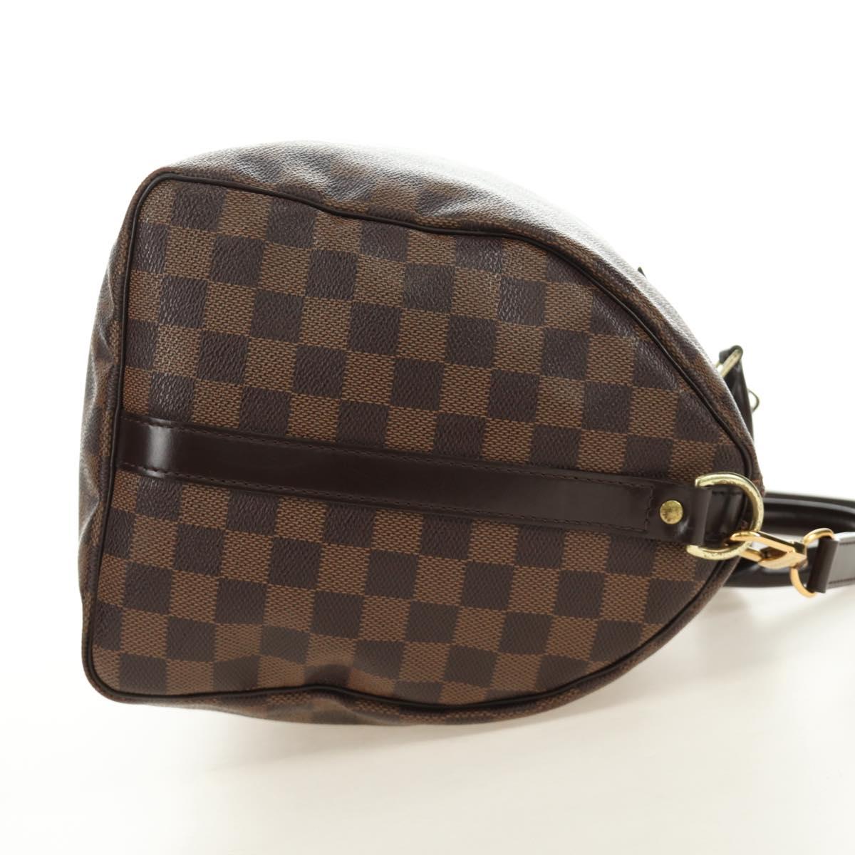 Louis Vuitton Damier Ebene Speedy Bandouliere 35 Handbag Authentic 188496SAV - photo 5