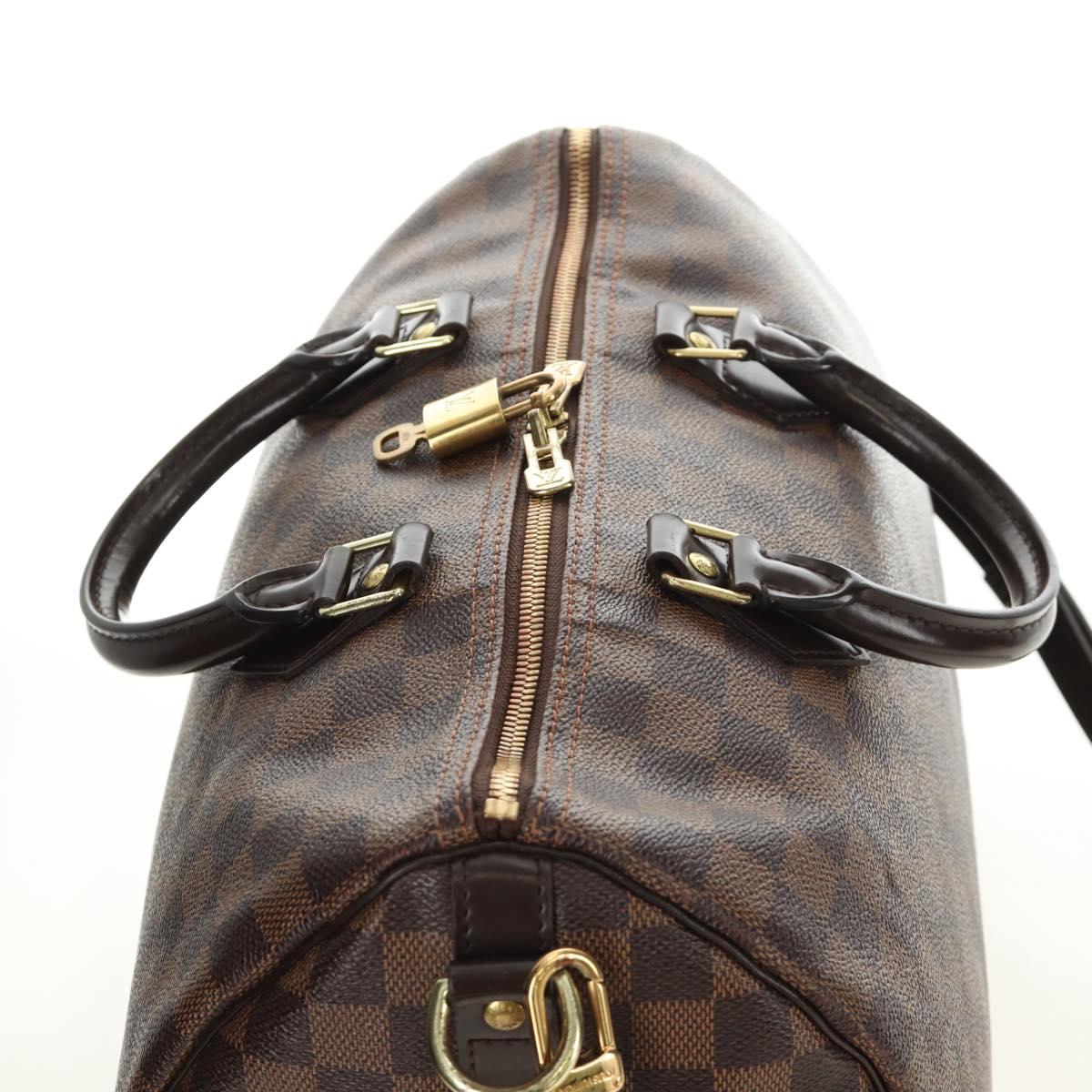 Louis Vuitton Damier Ebene Speedy Bandouliere 35 Handbag Authentic 188496SAV - photo 6