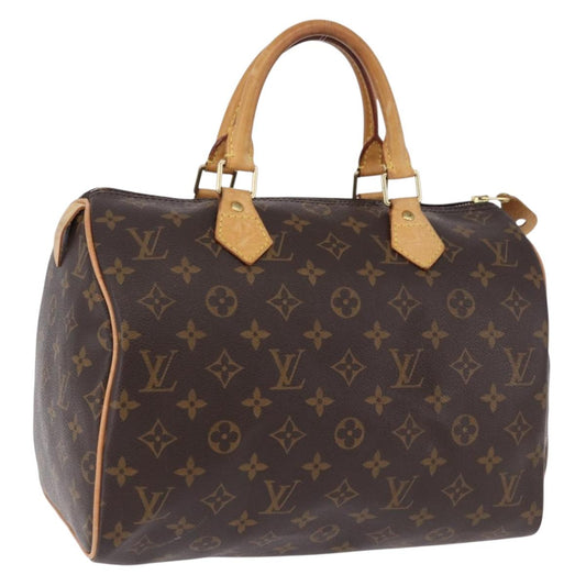 Louis Vuitton Speedy 30 Monogram Canvas Handbag Authentic 188575SAV - photo 1