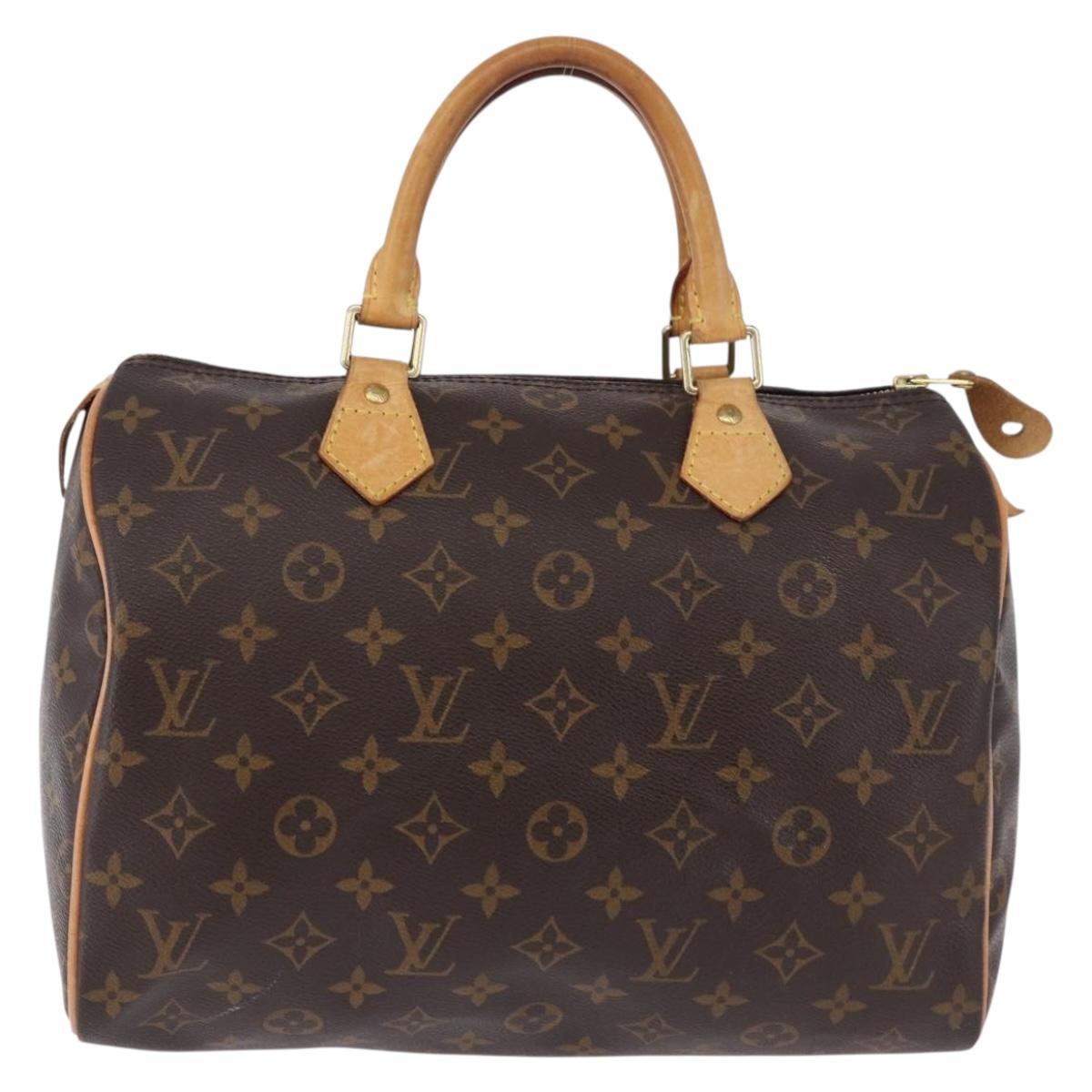 Louis Vuitton Speedy 30 Monogram Canvas Handbag Authentic 188575SAV - photo 2