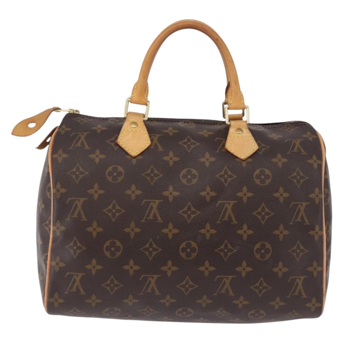 Louis Vuitton Speedy 30 Monogram Canvas Handbag Authentic 188575SAV - photo 3