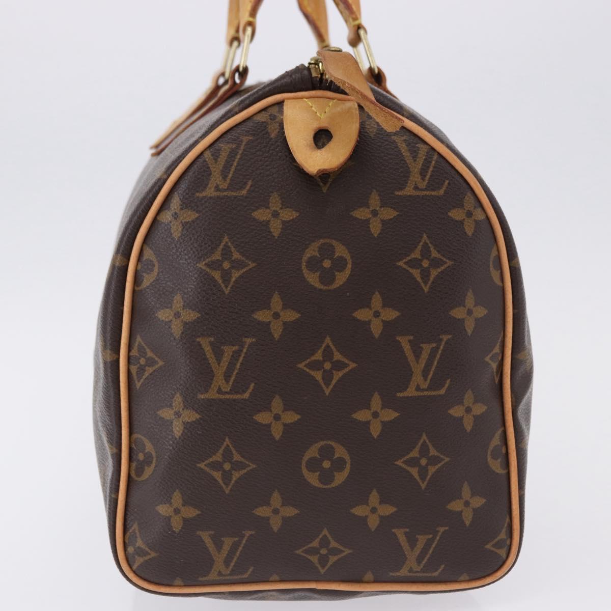 Louis Vuitton Speedy 30 Monogram Canvas Handbag Authentic 188575SAV - photo 4