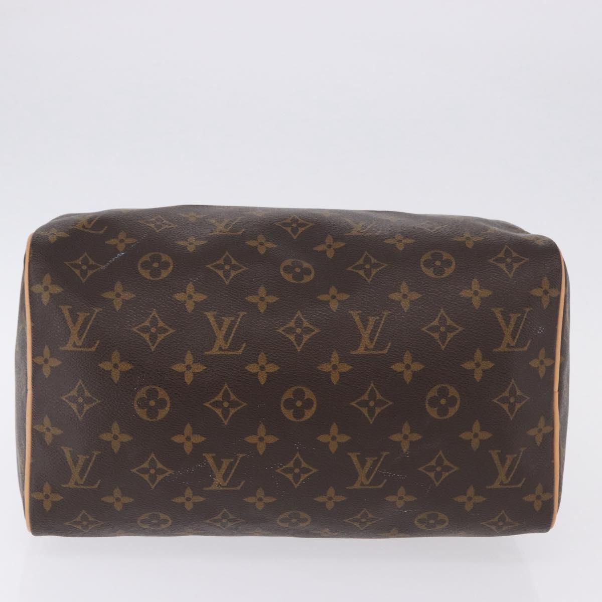Louis Vuitton Speedy 30 Monogram Canvas Handbag Authentic 188575SAV - photo 9