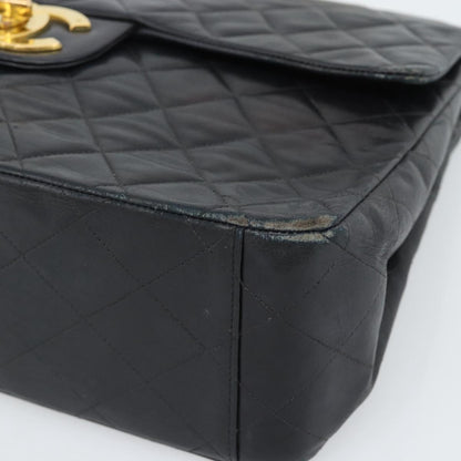CHANEL Big Matelasse 34 Chain Bag Nera Originale | Pelle di Agnello Oro