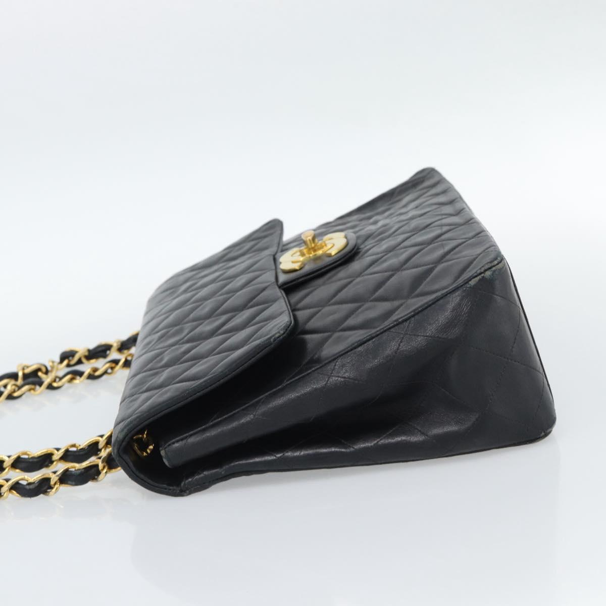 CHANEL Big Matelasse 34 Chain Bag Nera Originale | Pelle di Agnello Oro