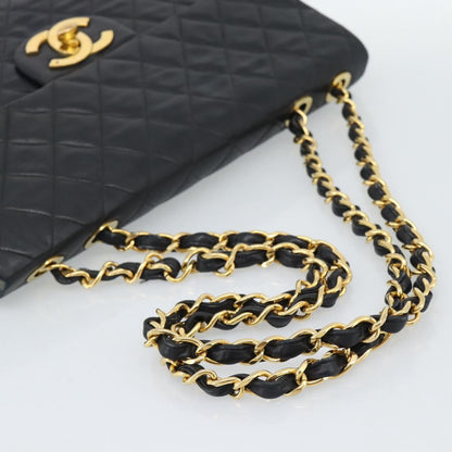 CHANEL Big Matelasse 34 Chain Bag Nera Originale | Pelle di Agnello Oro