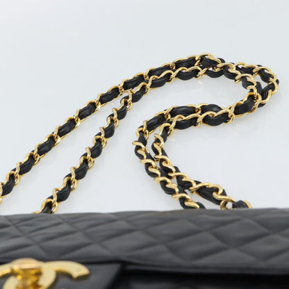 CHANEL Big Matelasse 34 Chain Bag Nera Originale | Pelle di Agnello Oro