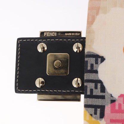 FENDI Mamma Baguette Bag Multicolor Originale | Zucchino Canvas Oro