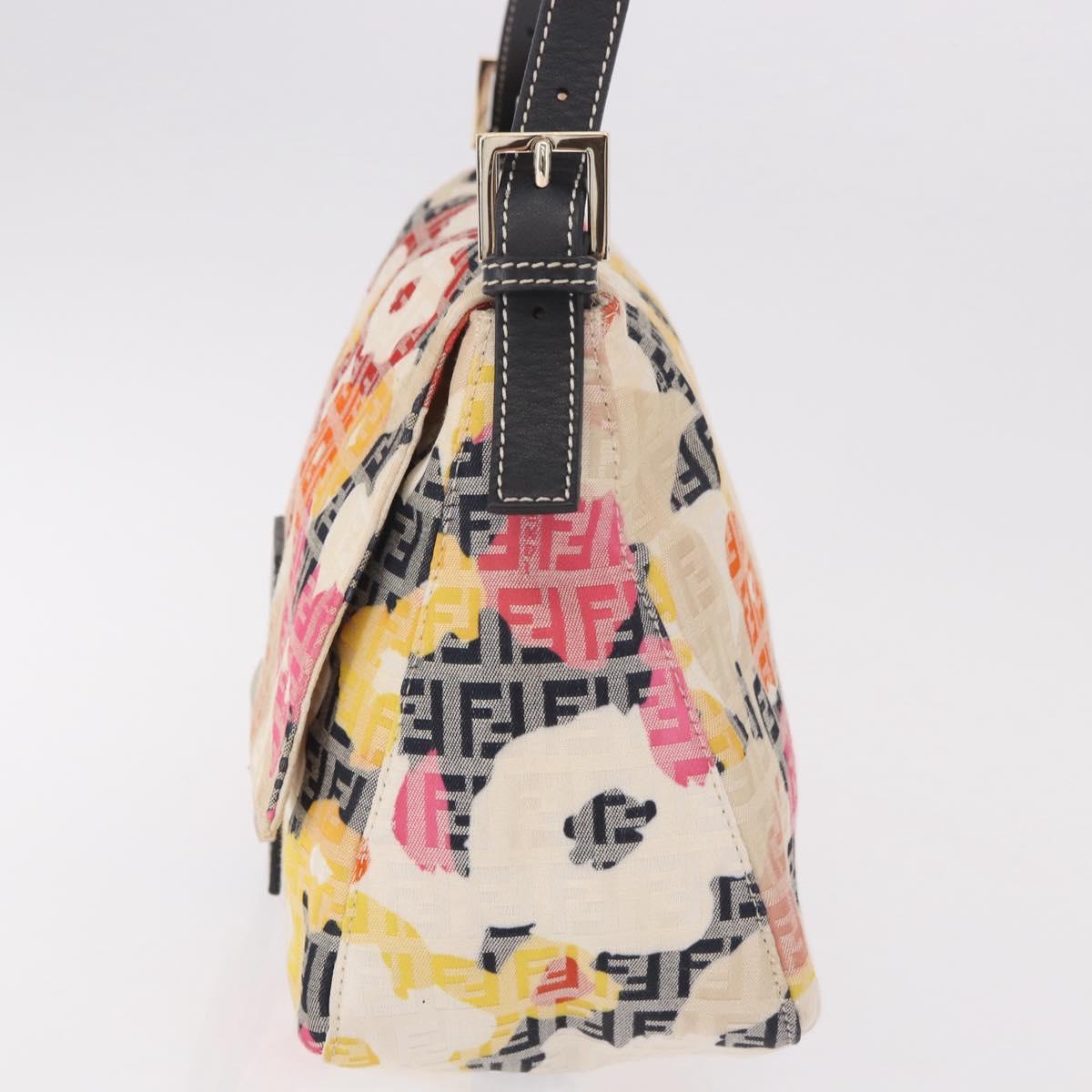 FENDI Mamma Baguette Bag Multicolor Originale | Zucchino Canvas Oro